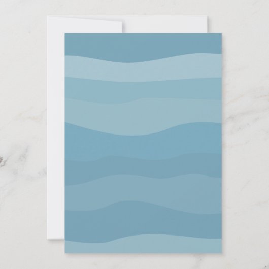 Einladung von Boho Blue Beach (Rückseite)