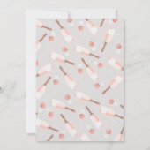 Einladung von Boho Brunch und Brautdusche (Rückseite)