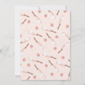 Einladung von Boho Brunch und Brautdusche (Rückseite)