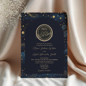 Einladung von Boho Celestial Night Wedding