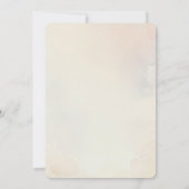 Einladung von Boho Floral (Rückseite)