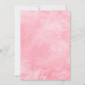 Einladung von Boho Floral Deer Antler Baby Shower (Rückseite)