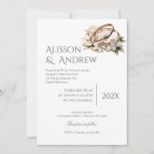 Einladung von Boho Floral Wedding (Vorderseite)