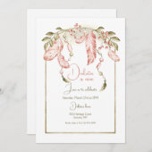 Einladung von Boho Frame zum Geburtstag (Vorne/Hinten)