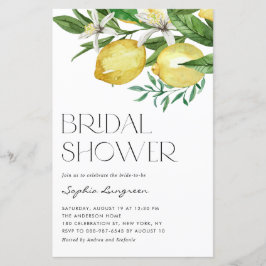 Einladung von Boho Lemon und Blooms Bridal Shower