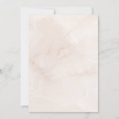 Einladung von Boho Lila Pink Blues Cenopy Hochzeit (Rückseite)