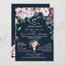 Einladung von Boho Longhorn Kuh Skull Floral Weddi