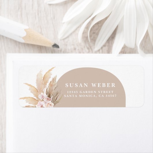 Einladung von Boho Pampas Grass Arch (Insitu)