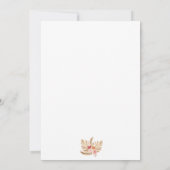 Einladung von Boho Pampas Grass Floral Arch Hochze (Rückseite)