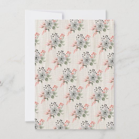 Einladung von Boho Pferde zum Geburtstag (Rückseite)