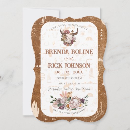 Einladung von Boho Ranch (Vorderseite)