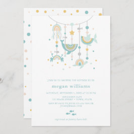 Einladung von Boho Sea Animal Baby Shower