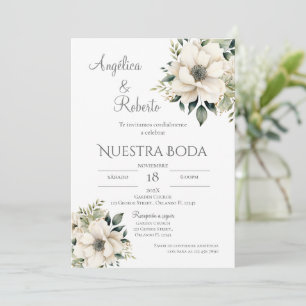Einladung von Boho Spanish Hochzeit