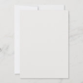 Einladung von Boho Spanish Hochzeit (Rückseite)