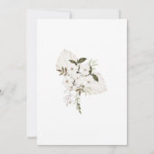 Einladung von Boho Spanish Hochzeit (Rückseite)