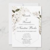 Einladung von Boho Spanish Hochzeit (Vorderseite)