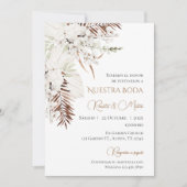 Einladung von Boho Spanish Hochzeit (Vorderseite)