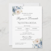 Einladung von Boho Spanish Hochzeit (Vorderseite)