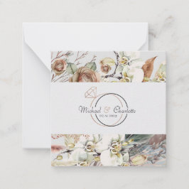 Einladung von Boho Style Hochzeit