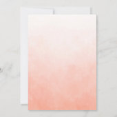 Einladung von Boho Watercolor Floral Wedding (Rückseite)