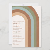 Einladung von Boho Wedding Arch (Vorderseite)