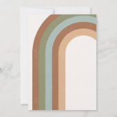 Einladung von Boho Wedding Arch (Rückseite)