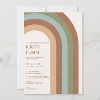 Einladung von Boho Wedding Arch