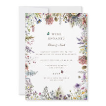 Einladung von Boho Wildblume Garden