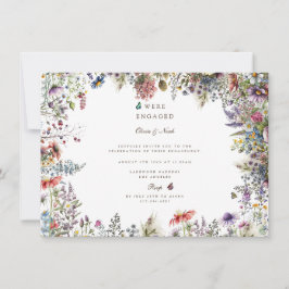 Einladung von Boho Wildblume Garden