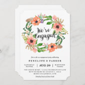 Einladung von Boho Wreath (Vorne/Hinten)