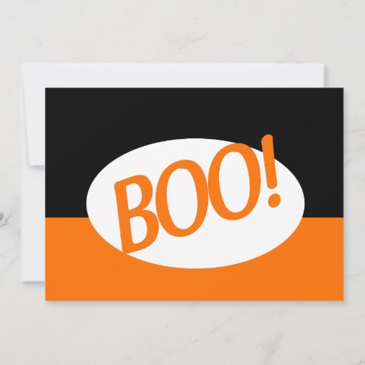 Einladung von Boo - Halloween-Party (Rückseite)