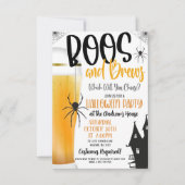 Einladung von Boos und Brews (Vorderseite)