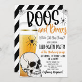 Einladung von Boos und Brews (Vorne/Hinten)