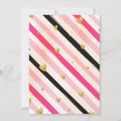 Einladung von Booten und Junggeselinnen-Abschieden (Rückseite)