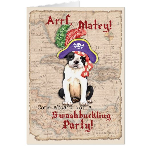 Einladung von Boston Terrier Pirate (Vorne)