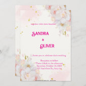 Einladung von botanischem Flora (Vorne/Hinten)