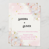 Einladung von botanischem Flora (Vorne/Hinten)