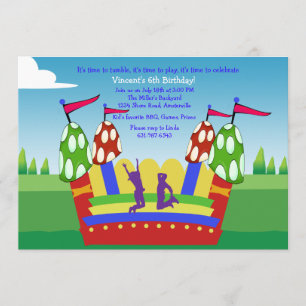 Einladung von Bounce House