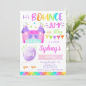 Einladung von Bounce House, Einladungen abbrechen (Stehend Vorderseite)