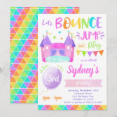 Einladung von Bounce House, Einladungen abbrechen (Vorne/Hinten)