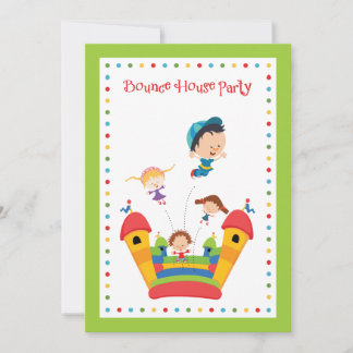 Einladung von Bounce House Kindergeburtstag