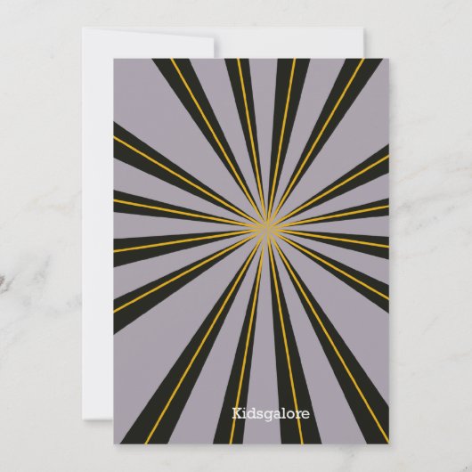 Einladung von Bowling Birthday Party (Rückseite)