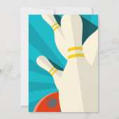 Einladung von Bowling Birthday Party (Rückseite)