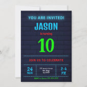 Einladung von Boy Birthday (Vorderseite)