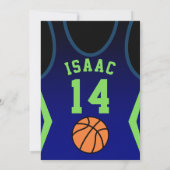 Einladung von Boy Birthday (Rückseite)