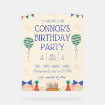 Einladung von Boy Birthday
