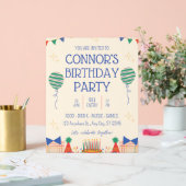 Einladung von Boy Birthday Acrylschild (Hochzeit)