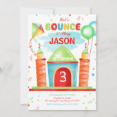 Einladung von Boy Bounce (Vorderseite)