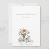 Einladung von Boy Deer Baby Shower (Rückseite)