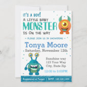 Einladung von Boy Monster Baby Shower (Vorderseite)